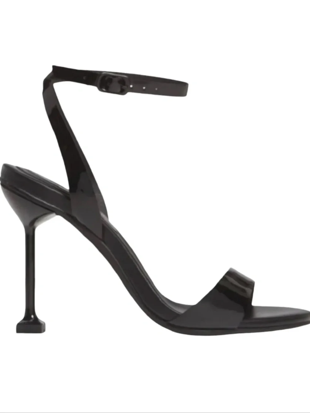 Jeffrey Campbell Black Angelic Ankle Strap Sandal Heels 10